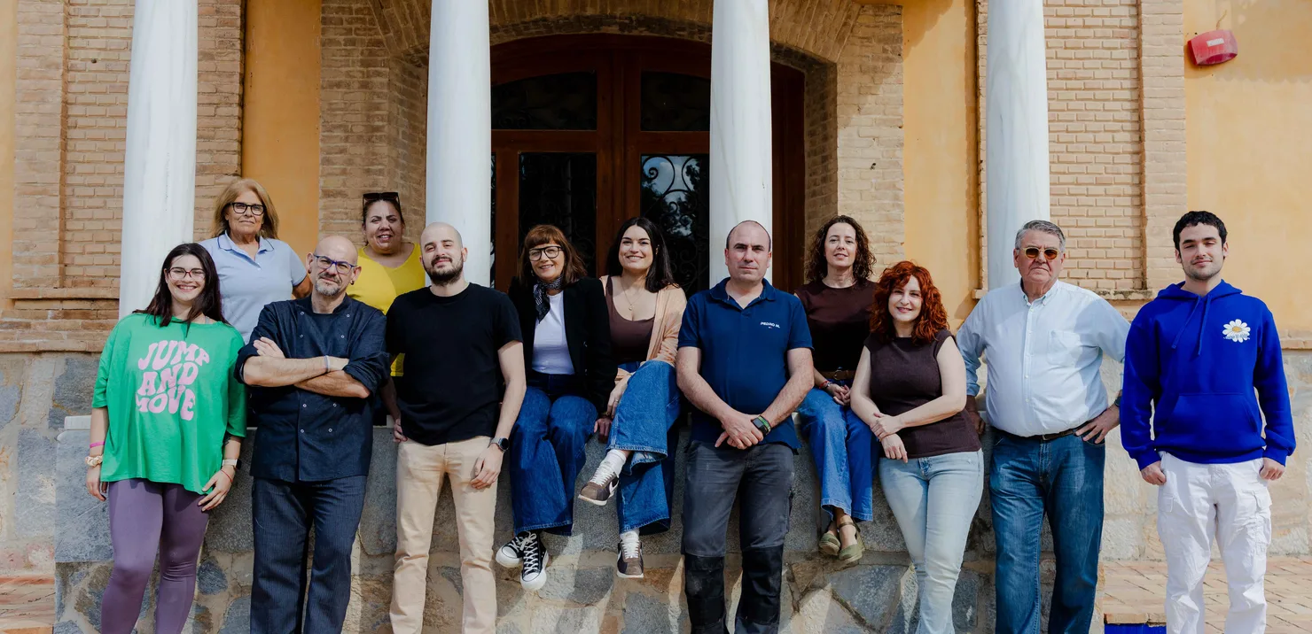 El equipo de la Fundación en una sesión de trabajo